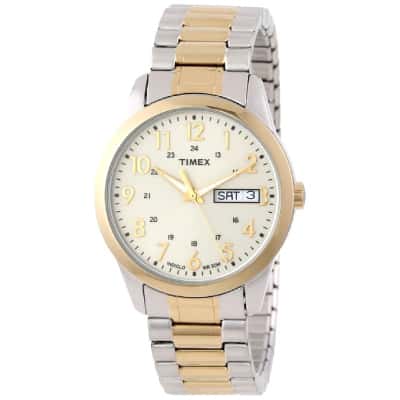 Timex Men's Two-toned Watch With Expansion Band