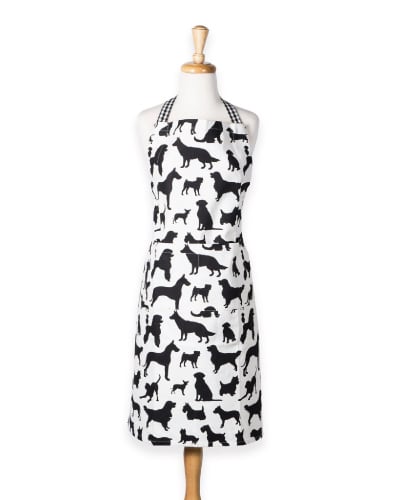 Apron with dogs
