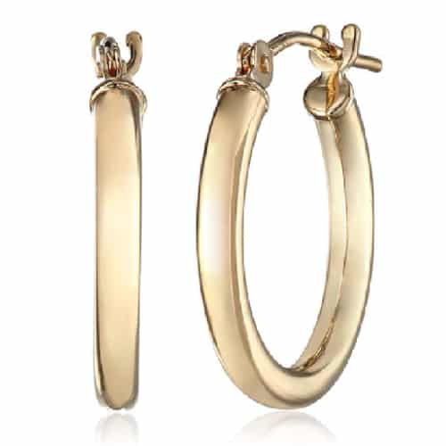Duragold 14k Gold Hoop Earrings