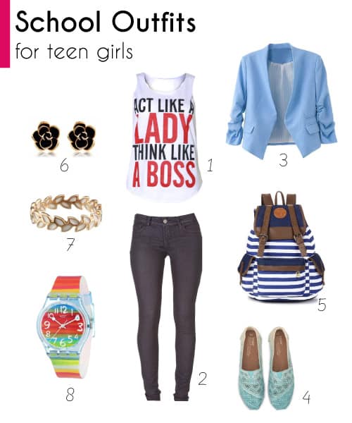 outfits for teenage girl 2018