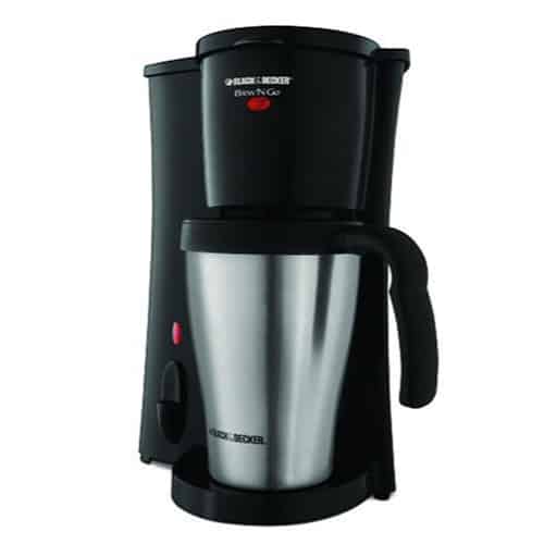 Black & Decker Brew 'n Go Personal Coffeemaker with Travel Mug | Going to College Gifts
