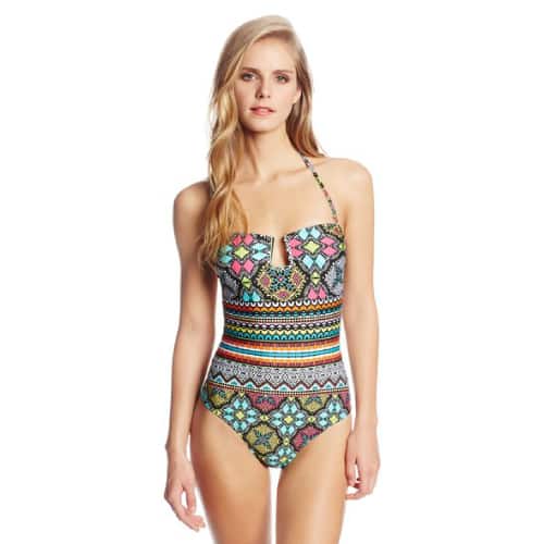 Kenneth Cole Reaction Off The Beaten Path Banded Swimsuit