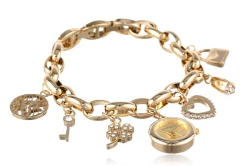 Anne Klein Women's Charm Bracelet Watch
