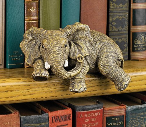 Elephant Shelf Sitter Sculpture