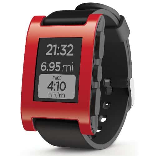 Pebble Smartwatch (red)