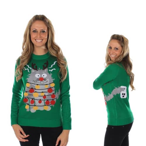 Electrocuted Cat Sweater For Her
