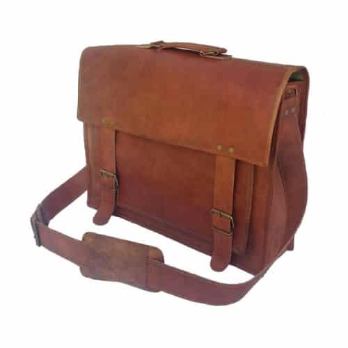 Komal's Passion Handmade Leather Briefcase
