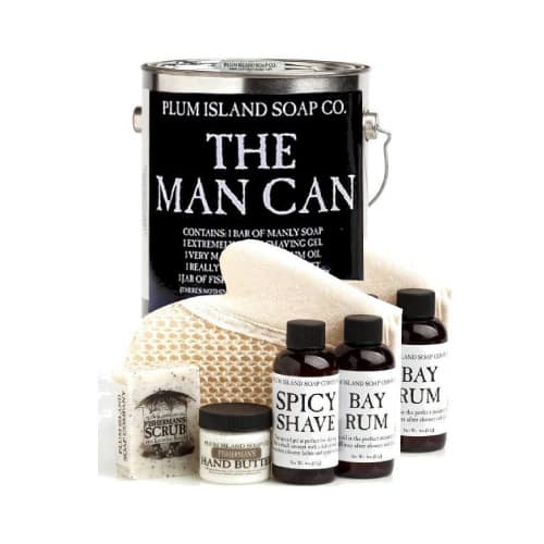 The Man Can All Natural Bath and Body Gift Set for Men