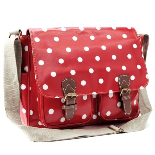 Polka Dots Messenger Shoulder Bag