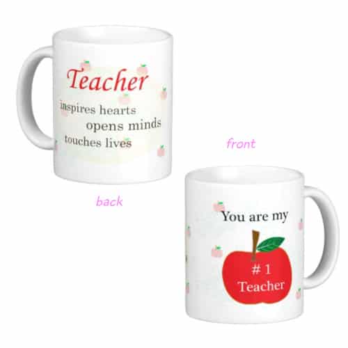 You are my #1 Teacher Mug