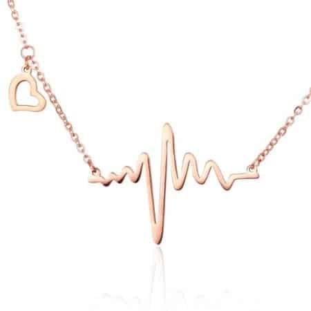 Forever Love Heartbeat Necklace