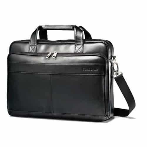 Samsonite Leather Slim Briefcase