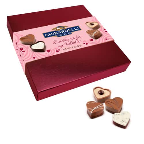 Ghirardelli Sweethearts for My Valentine Chocolates