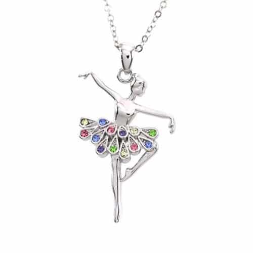 We love the colorful tutu of this necklace