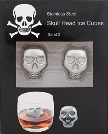 Stainless Steel Skull Head Whiskey Chillers