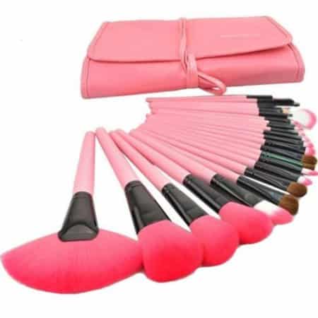 Professional Wool Cosmetic Makeup Brush Set