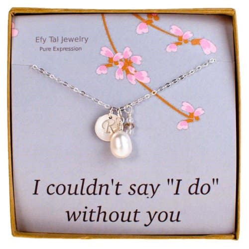 Efy Tal Personalized Bridesmaid Initial Necklace