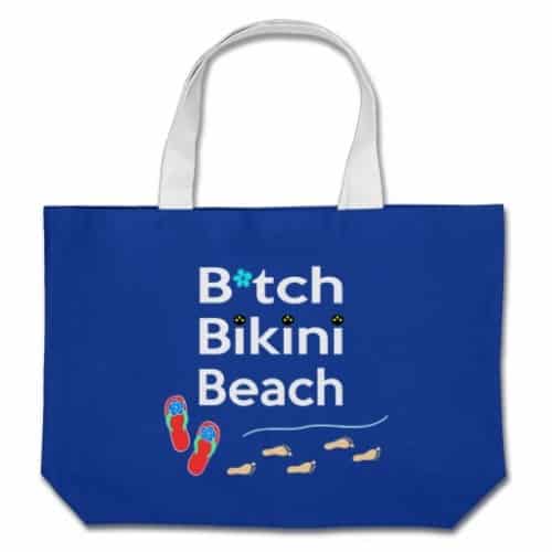 The Beach Bag in royal blue