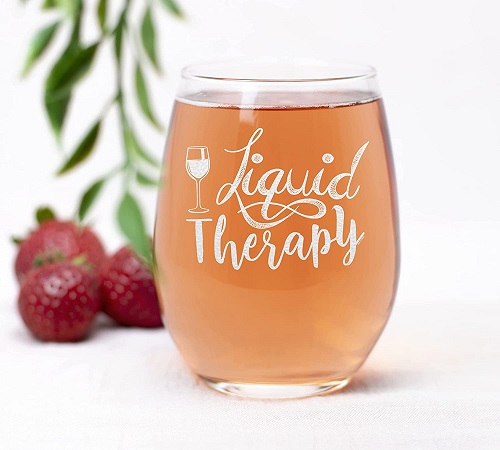 Liquid Therapy Stemless Wine Glass