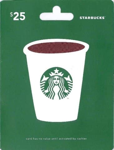 Starbucks Gift Card - farewell gift ideas for coworker