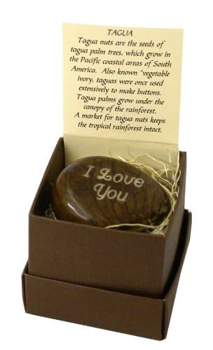 Tagua Nut Love Token | Off to College Gifts for Boyfriend