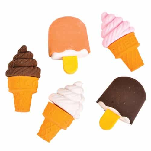 Ice Cream Cone & Frozen Treat Erasers