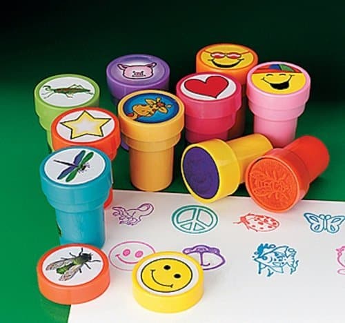 Assorted Plastic Stamps