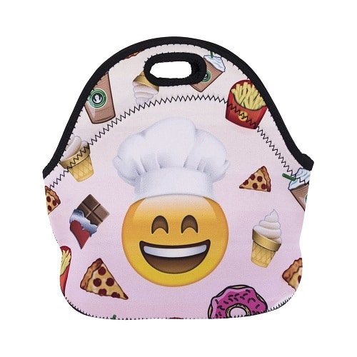 Emoji Lunch Tote Bag. School essentials. Back to school gifts for kids from mom.