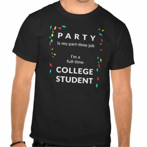 Double Fun College Party Shirt | Off to College Gifts
