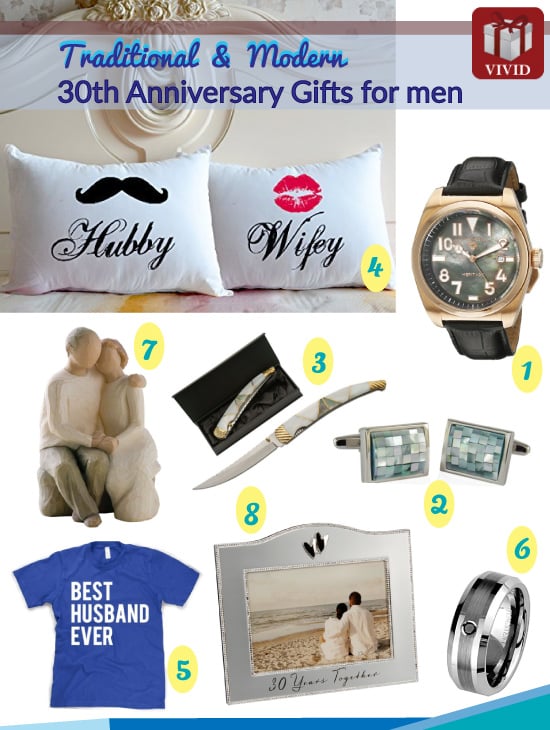 Pearl Anniversary Gifts for Him