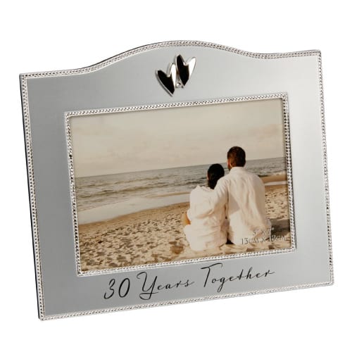 30 Years Together Wedding Anniversary Photo Frame By Haysom Interiors