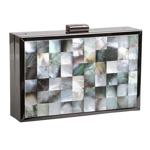 Artisan Mother of Pearl Clutch Evening Bag 
