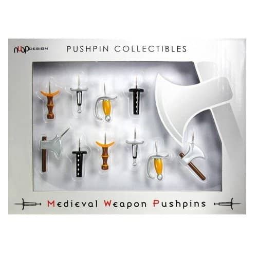 Medieval Weapon Push Pins