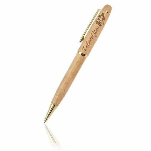 I Love You Wooden Pen by Kate Posh