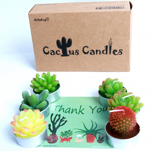 Cactus Tealight Candles