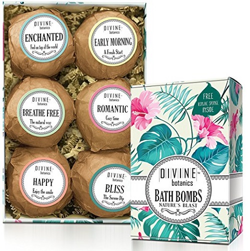 Divine Botanics Lush Bath Bombs Kit