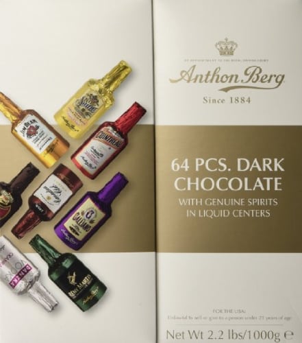 Anthon Berg Chocolate Liqueurs with Original Spirits