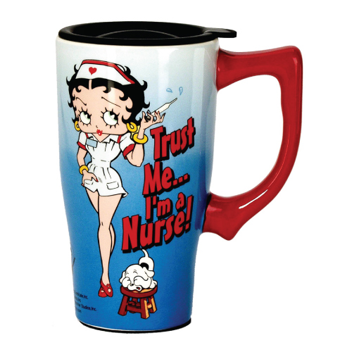 Betty Boop Nurse Travel Mug