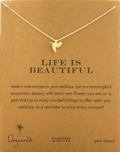 Dogeared Life Is Beautiful Necklace