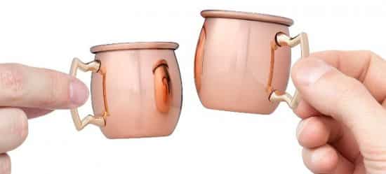 Moscow Mule Copper Shot Glass Set