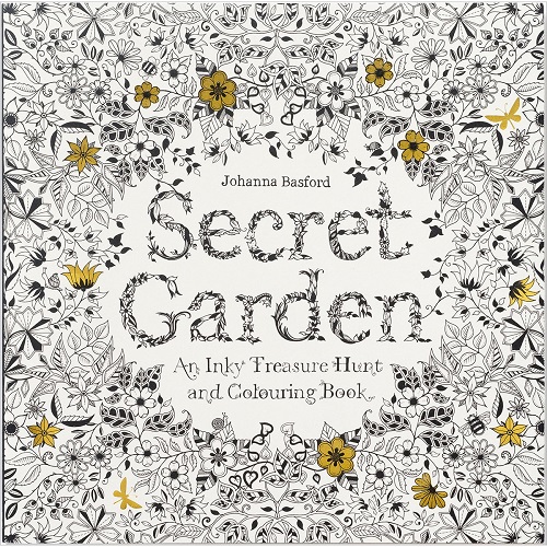 Secret Garden: An Inky Treasure Hunt and Coloring Book 