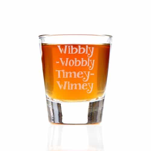Wibbly Wobbly Timey Wimey Shot Glass