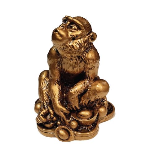 Auspicious Monkey Figurine