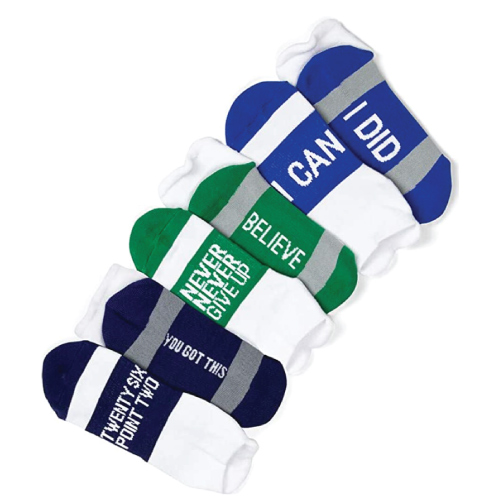 Inspirational Athletic Running Socks by Gone For a Run