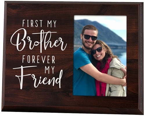 For My Brother Wood Picture Frame