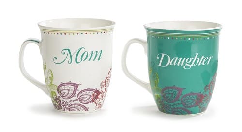 Mom and Daughter Mug Set 