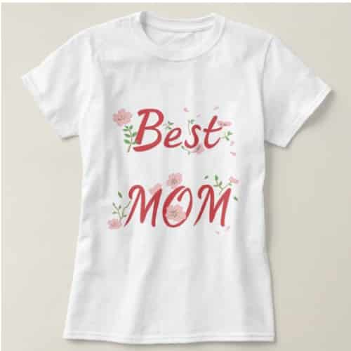 Best Mom Floral Shirt