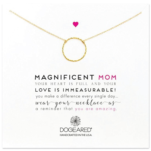 Dogeared The Magnificent Mom Little Sparkle Karma Chain Necklace