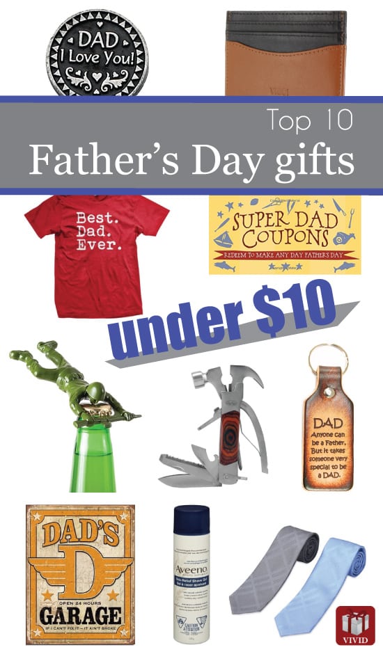 Father's Day gifts under 10