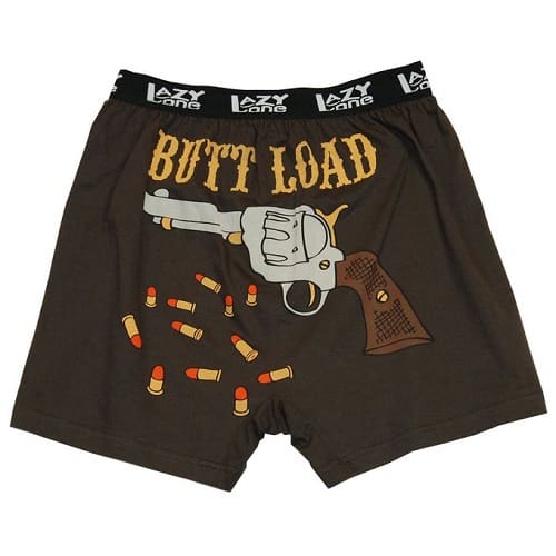 Butt Load-Gun Boxers (Birthday gifts for boyfriend who has everything)